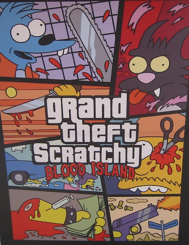 Постер Grand Theft Scratchy