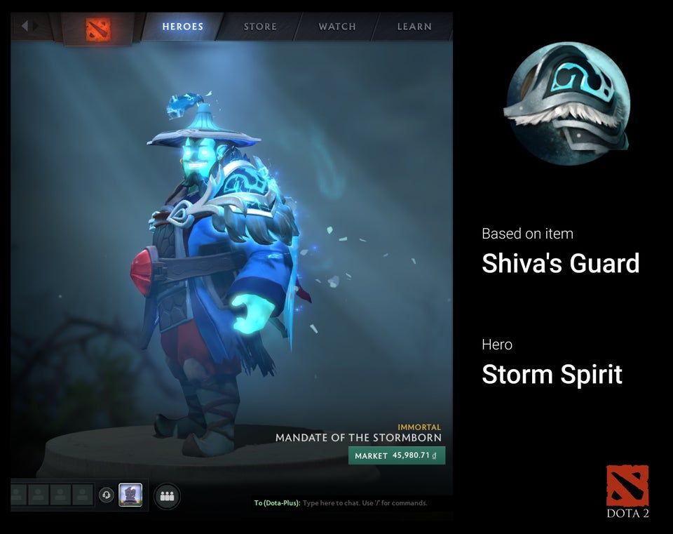 Все скины в Dota 2, использующие модели артефактов из магазина
