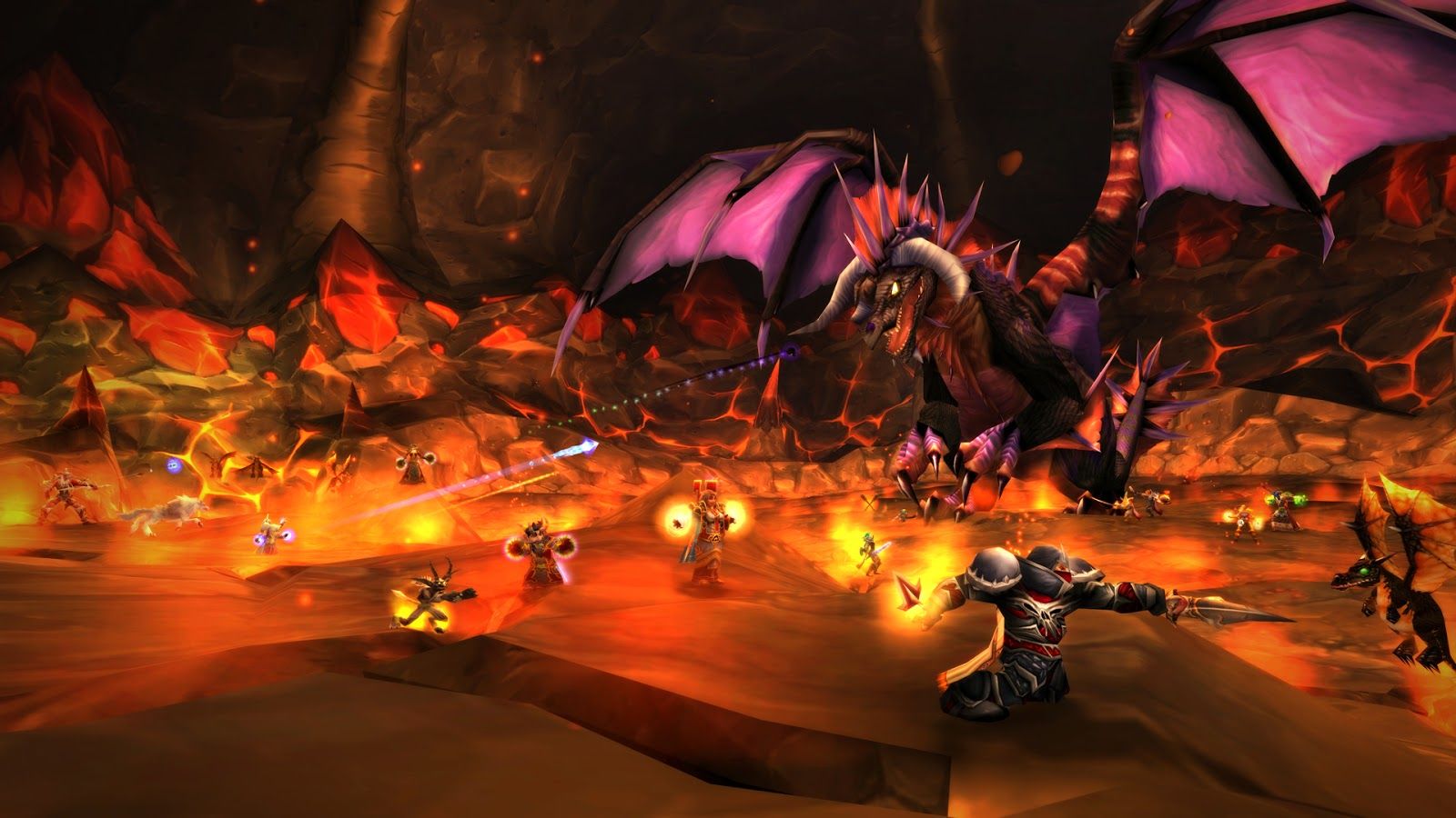 Бой с Ониксией в World of Warcraft