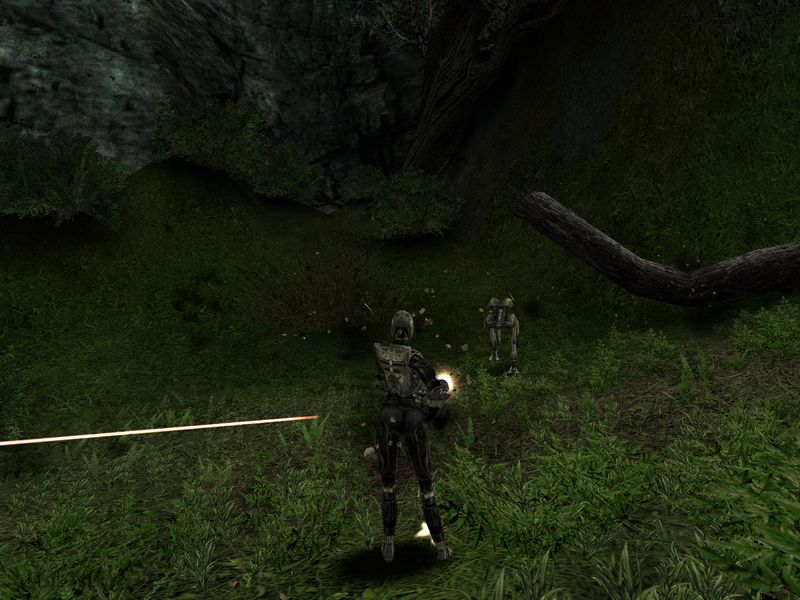 Скриншот из Oblivion Lost. Разработчики уделяли большое внимание проработке травы
