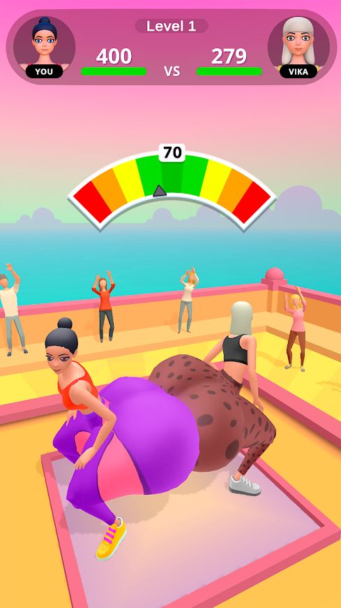 Девушки с большими попами в игре Twerk Race 3D от FreePlay