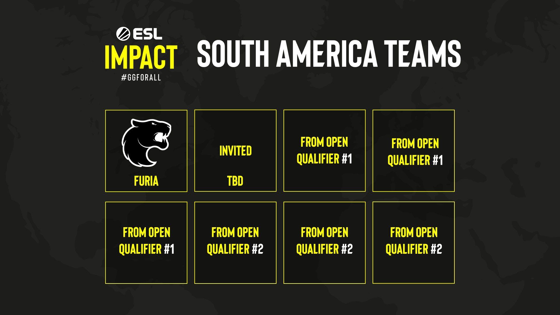 Участники ESL Impact League для Южной Америки.
Источник: ESL