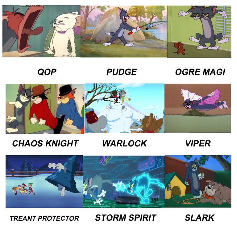 Dota 2 Heroes in Tom and Jerry