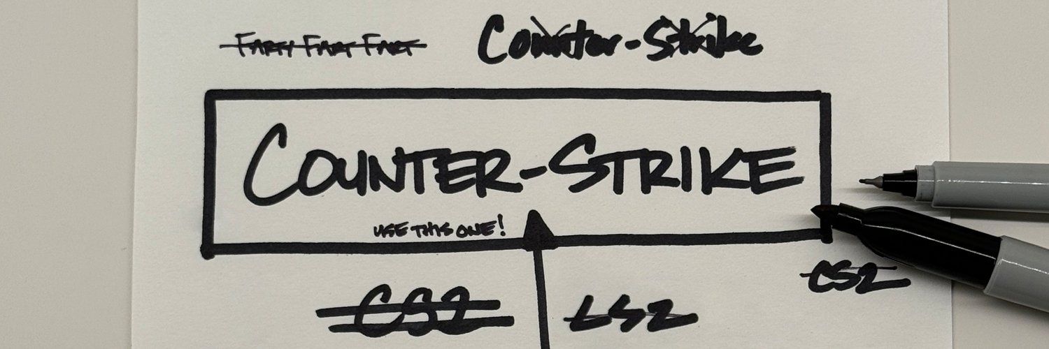 Шапка профиля Counter-Strike 2 в X — даже сами разработчики поиронизировали над задержкой стикеров