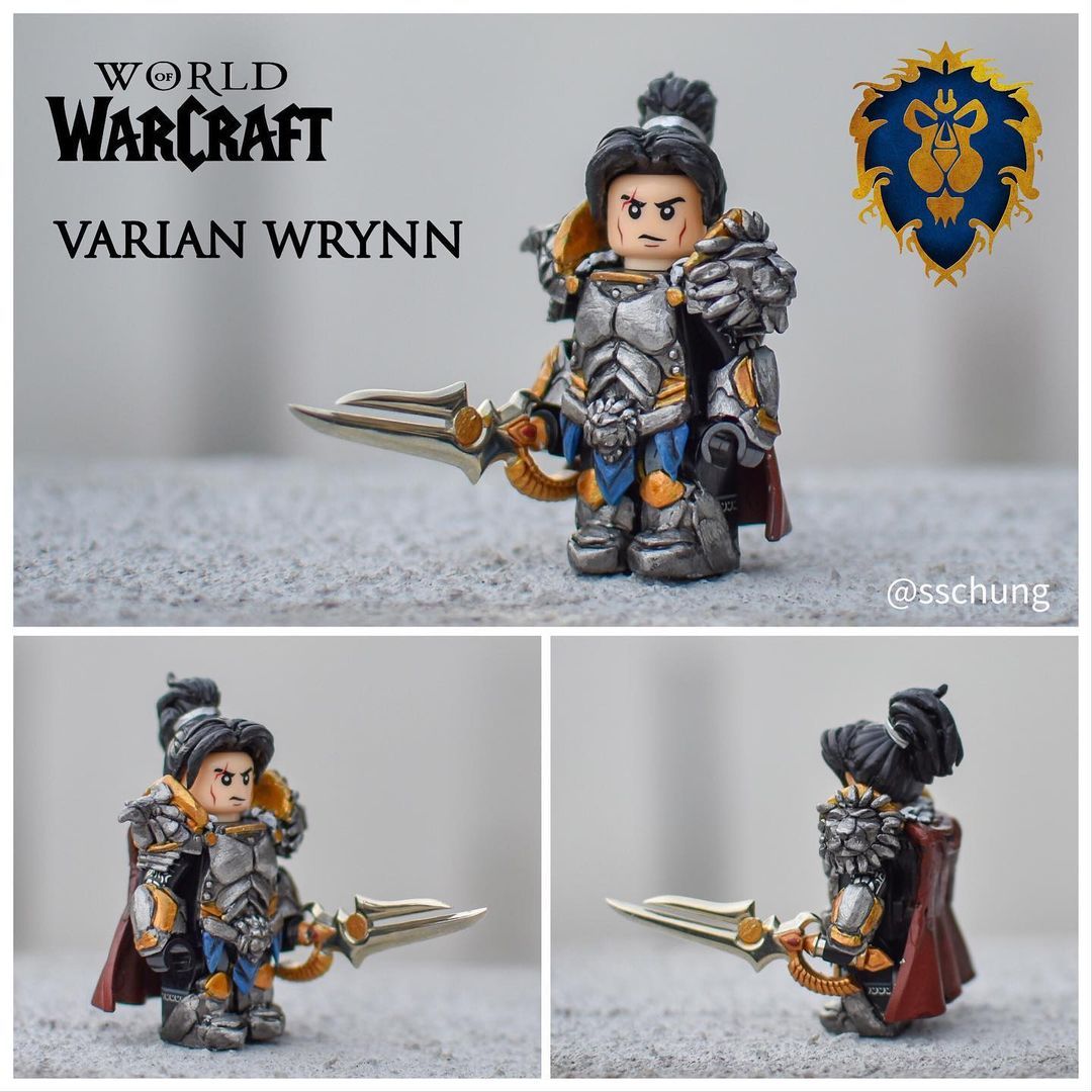 Фанат сделал миниатюры героев Warcraft для LEGO