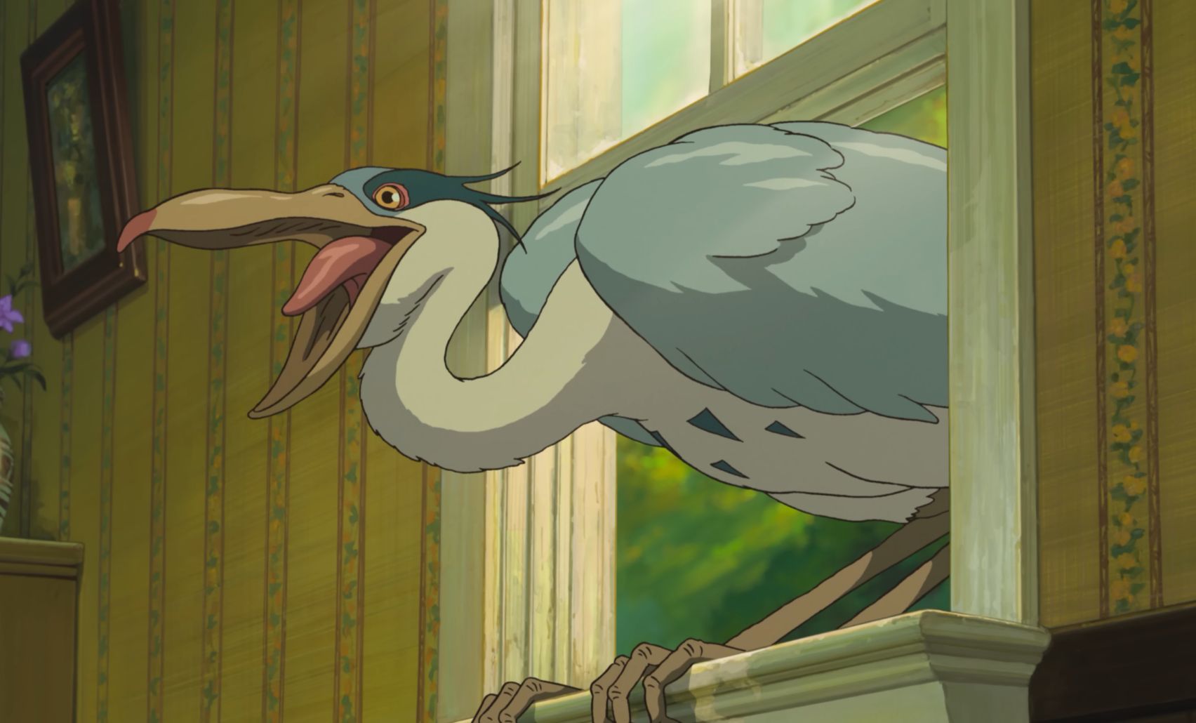 Кадр из аниме «Мальчик и птица»