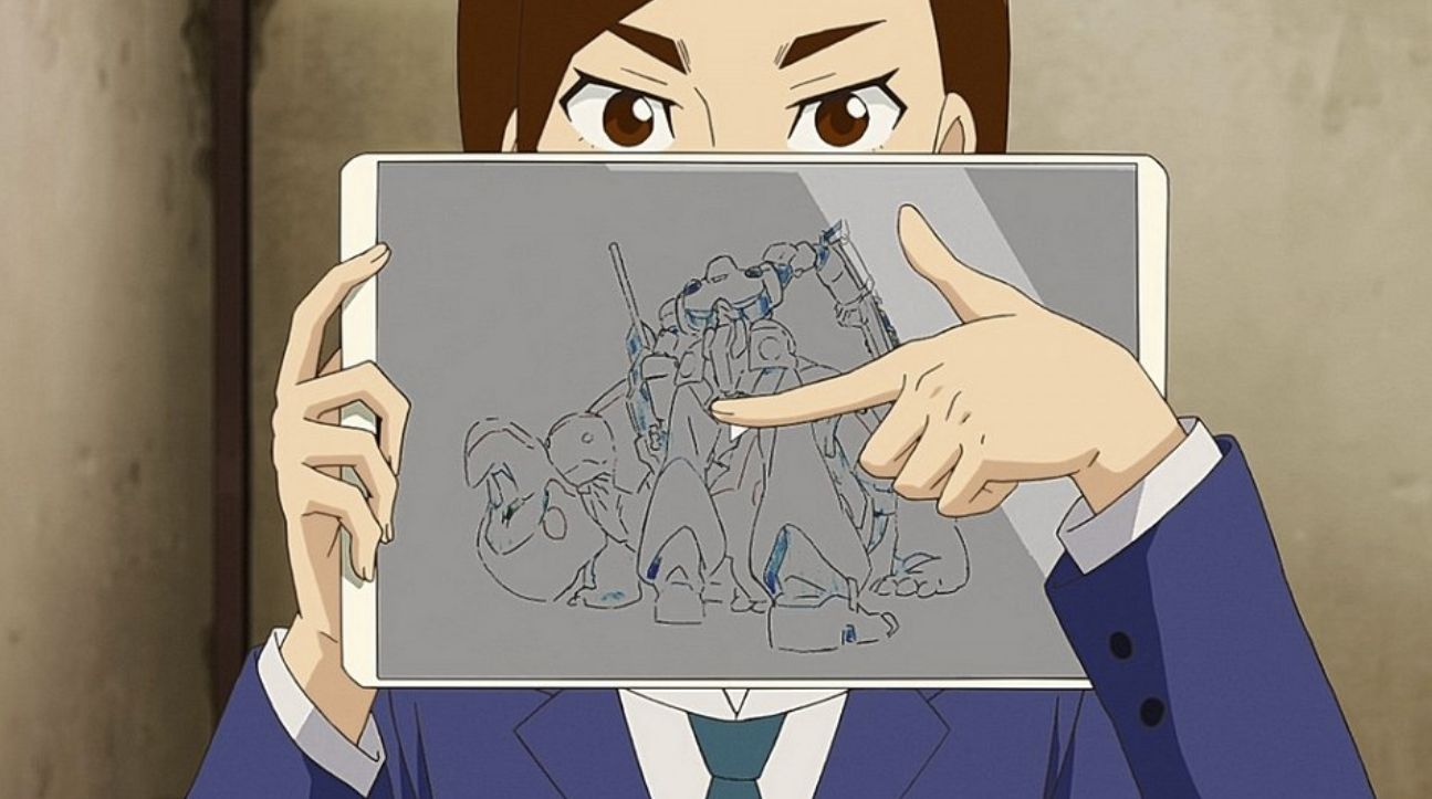 Кадр из аниме «Руки прочь от кинокружка!»