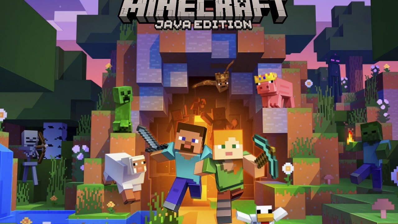 Загрузочный экран Minecraft Java Edition с отсылкой к Technoblade