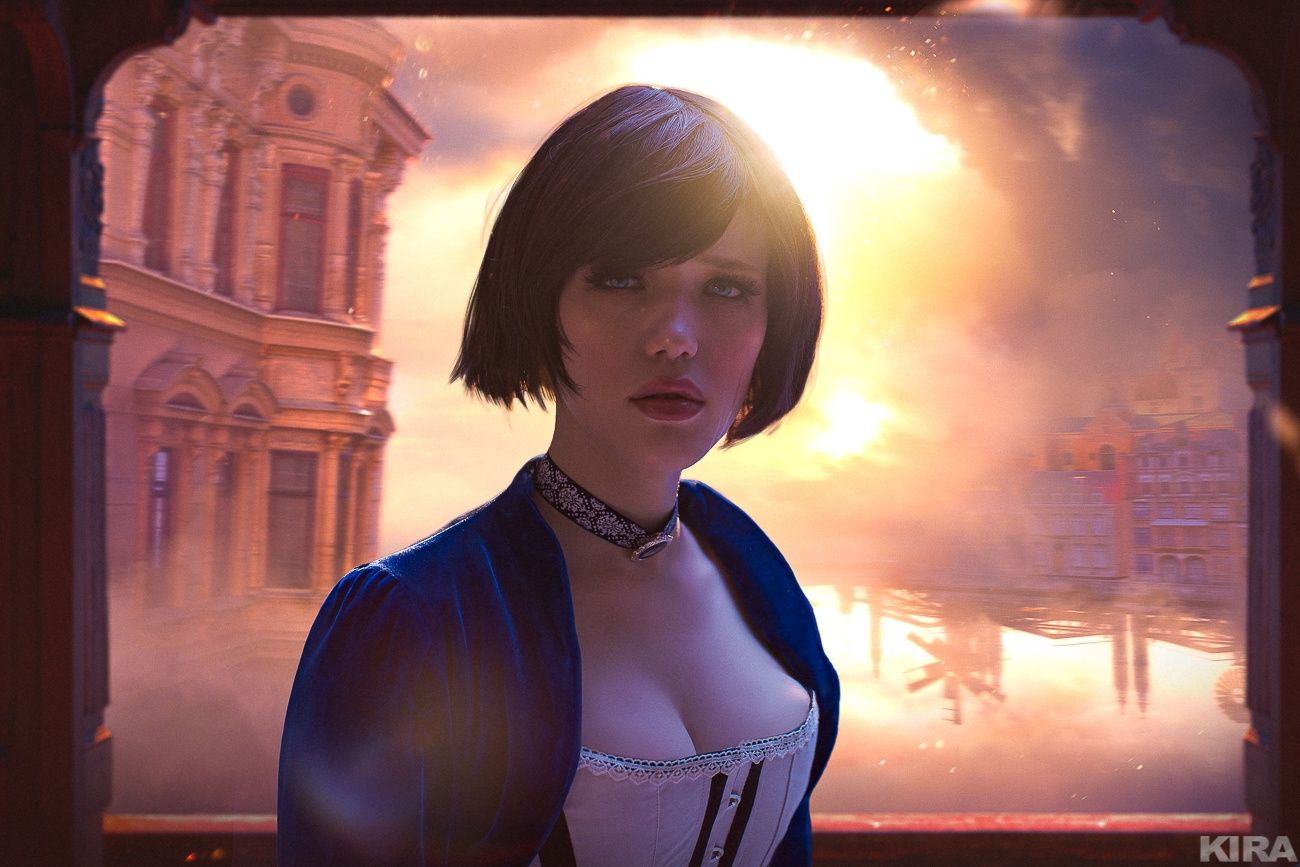 Косплей на Элизабет из BioShock Infinite.
