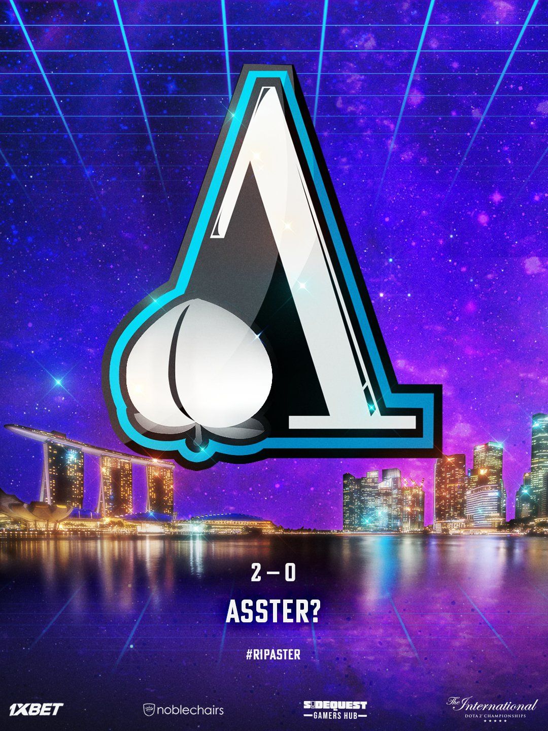 Измененный логотип Team Aster | Источник: твиттер Tundra Esports