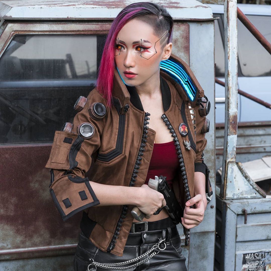 Cyberpunk cosplay girl фото 99