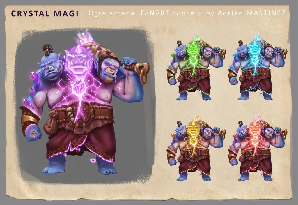 Концепт Арканы для Ogre Magi | Источник: reddit