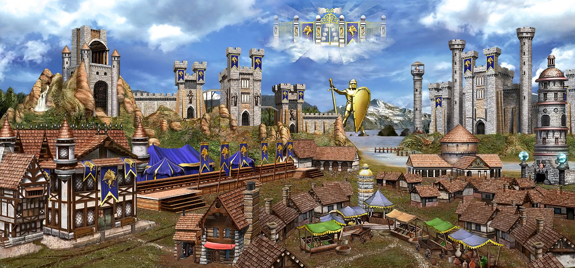 Замок из «Героев 3» на Unreal Engine. Автор: Hurricane. Источник: ArtStation