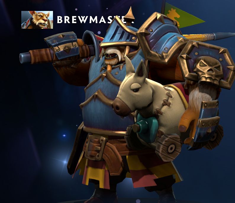 Сет на Brewmaster из голосования для Collector\'s Cache | Источник: Dota 2