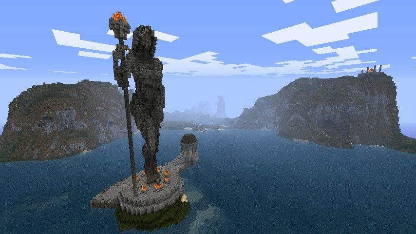 Статуя в Minecraft