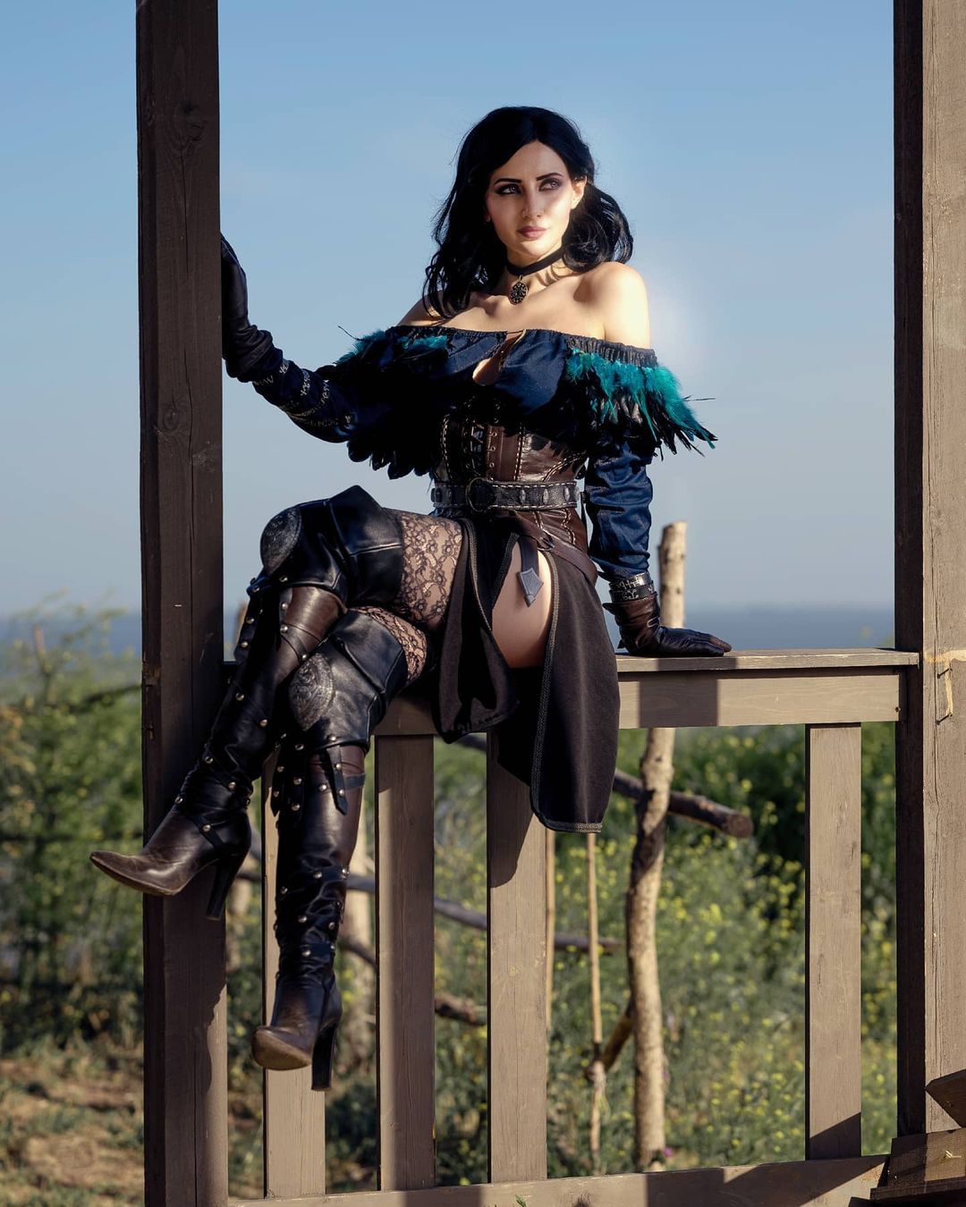 The witcher 3 yennefer cosplay фото 14