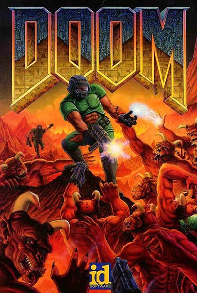 Тот самый бокс-арт оригинальной Doom