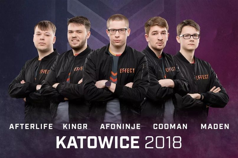 Состав Effect на Katowice 2018