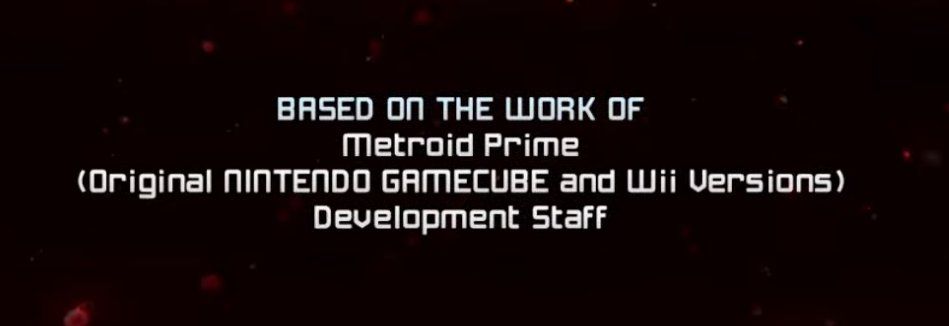 Упоминание команды оригинальной Metroid Prime в титрах ремастера. Источник: твиттер