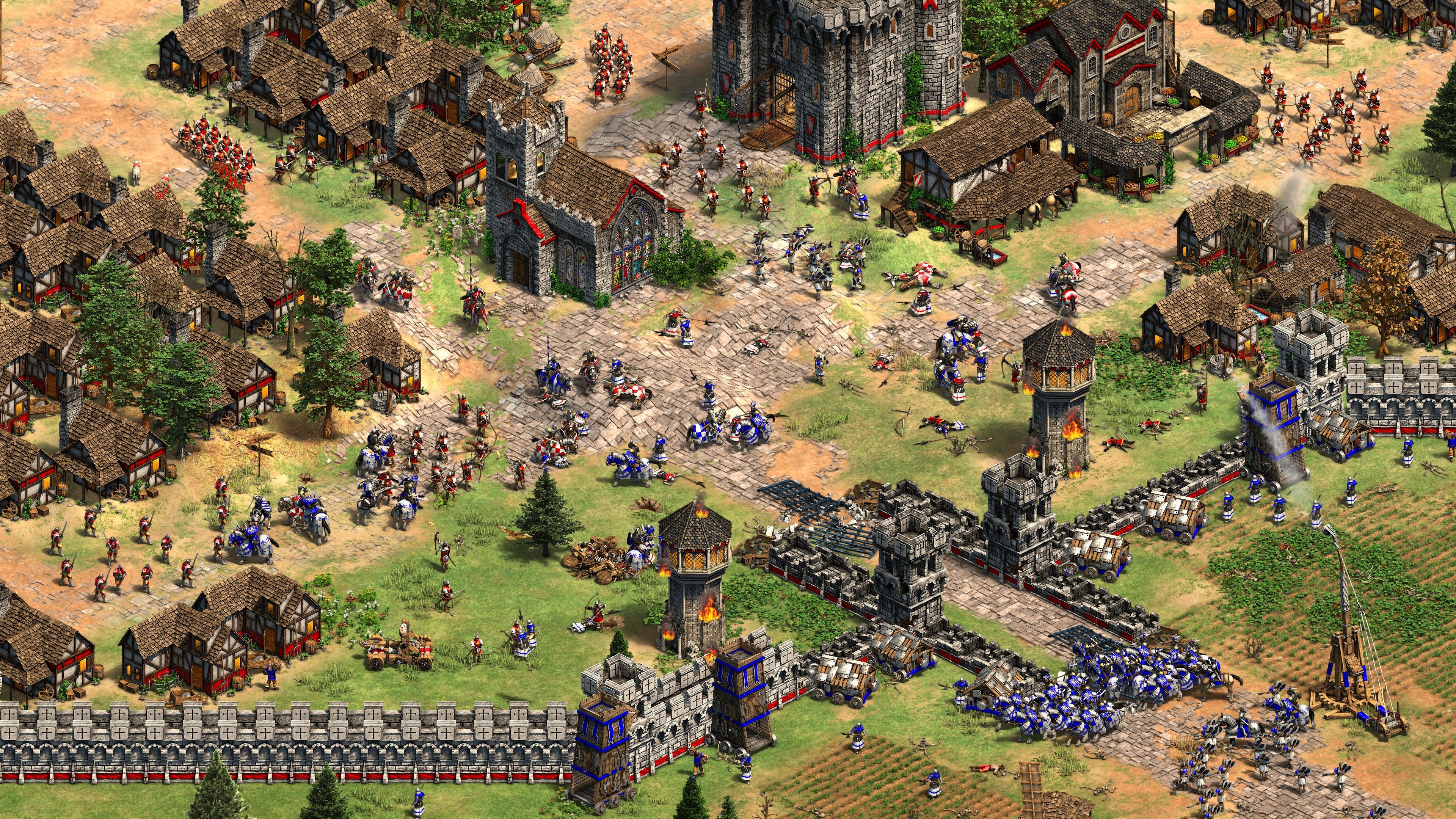 Вообще, в Age of Empires 2 тоже были большие армии и гигантские крепости...