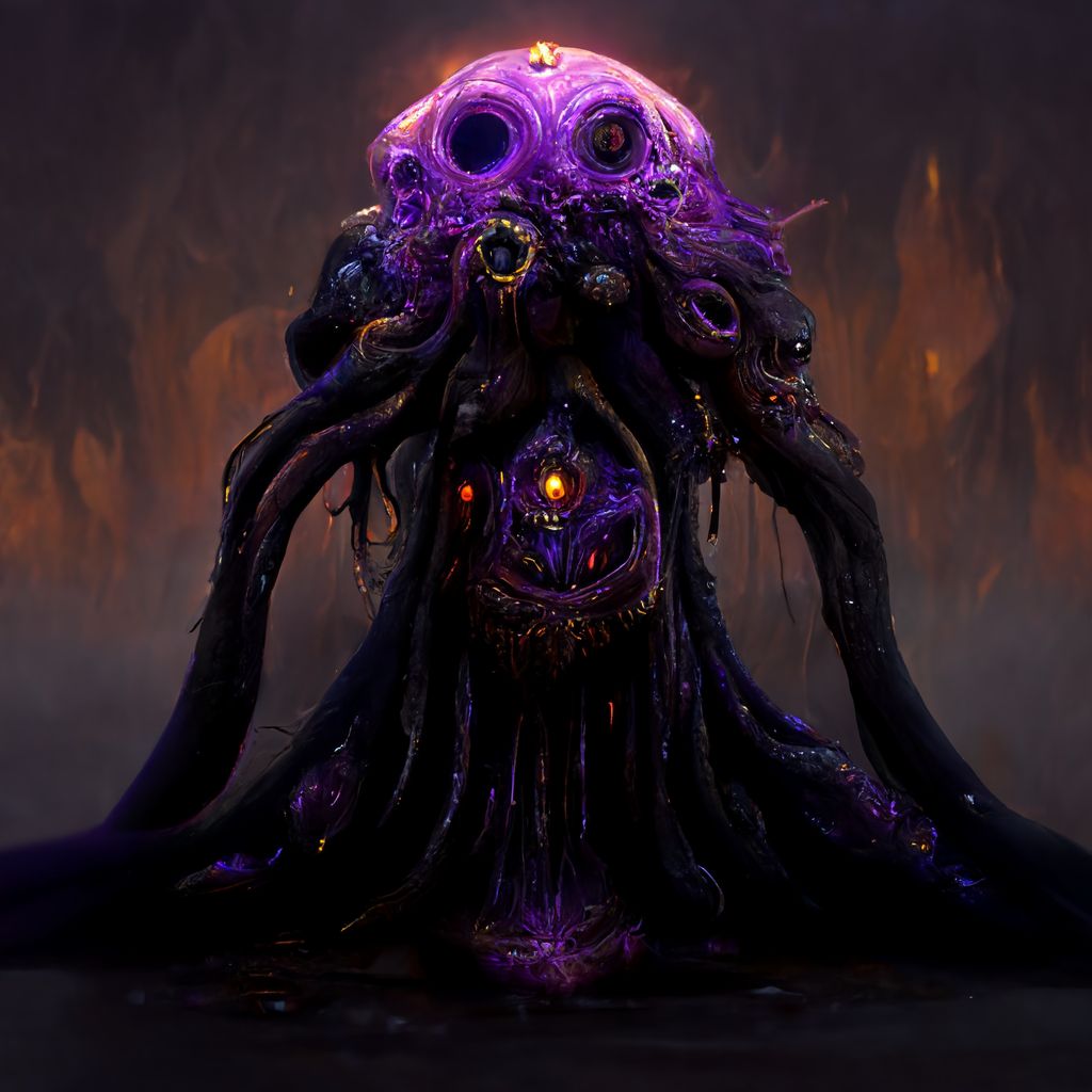 Новый Древний бог из World of Warcraft по версии нейросети Midjourney