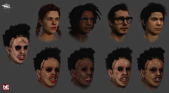 Разблокируемые маски для Кожаного лица в Dead by Deadlight
