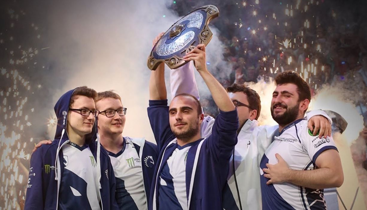 GH с командой на TI7