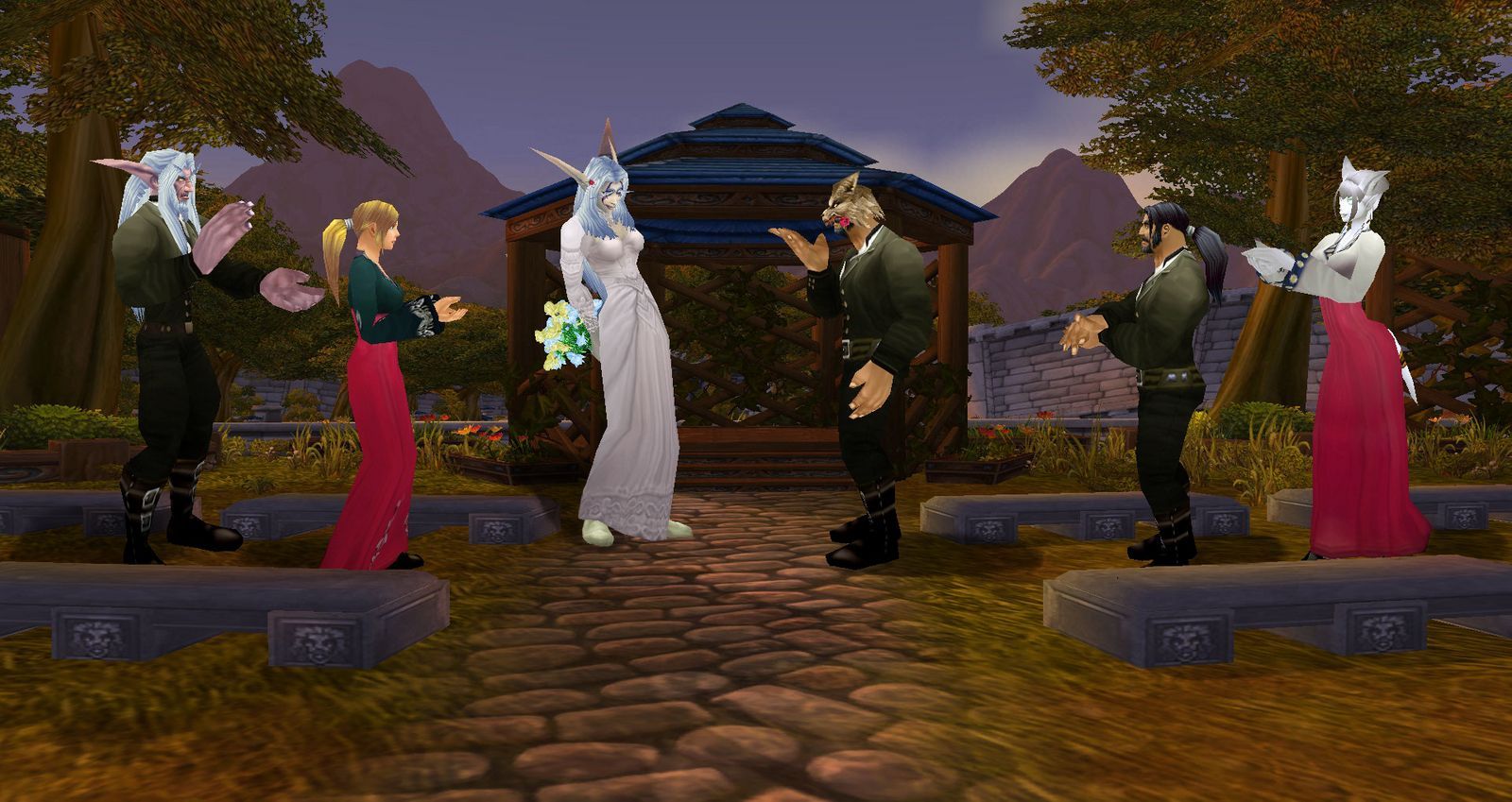 Игровая свадьба в World of Warcraft
