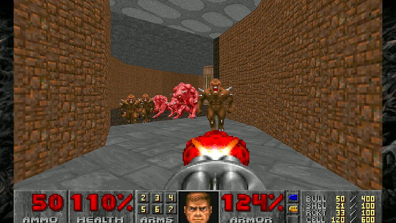 Скриншоты оригинальной игры Doom