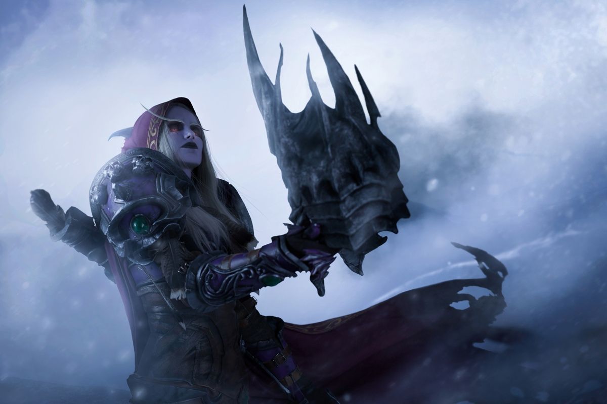 Косплей на Сильвану Ветрокрылую / World of Warcraft: Shadowlands. Косплеер: Анастасия Карташова. Фотограф: Рина Нерина. Источник: vk.com/nerinaphoto