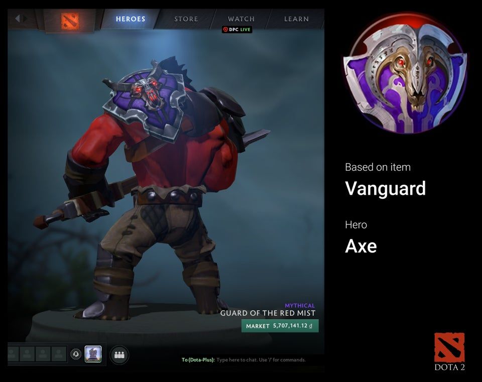Все скины в Dota 2, использующие модели артефактов из магазина