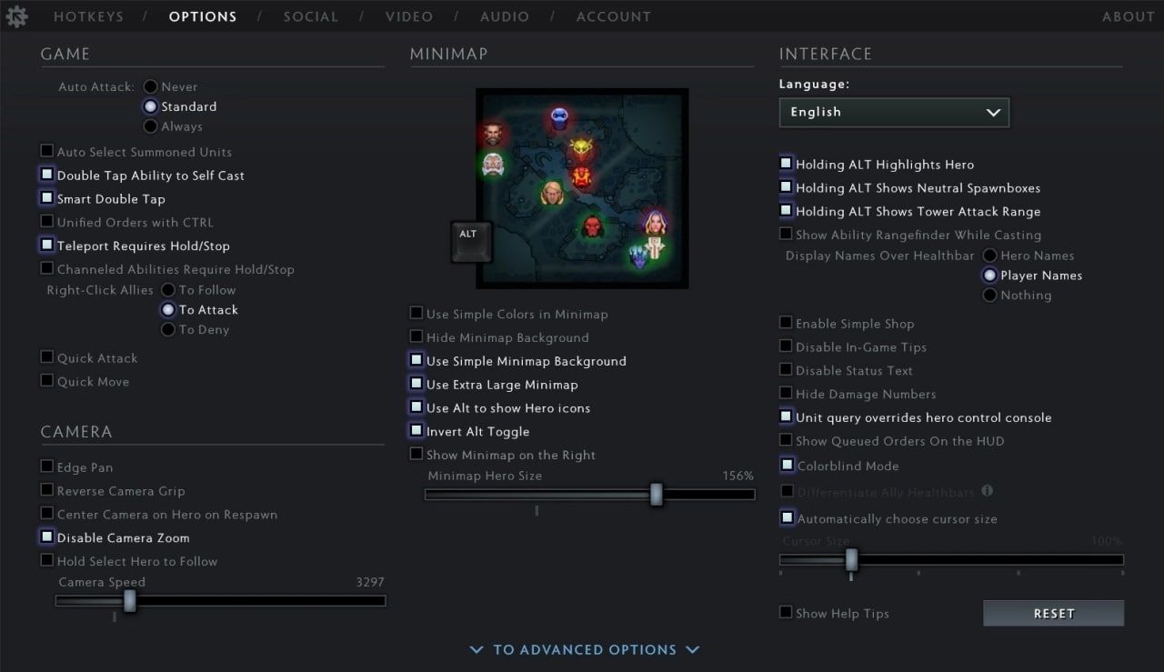 Good settings in dota 2 фото 12