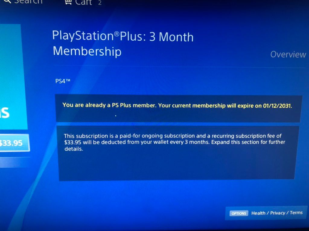 Скриншот PSN с подпиской на PS Plus до 2031 года.
Источник: твиттер Zeus