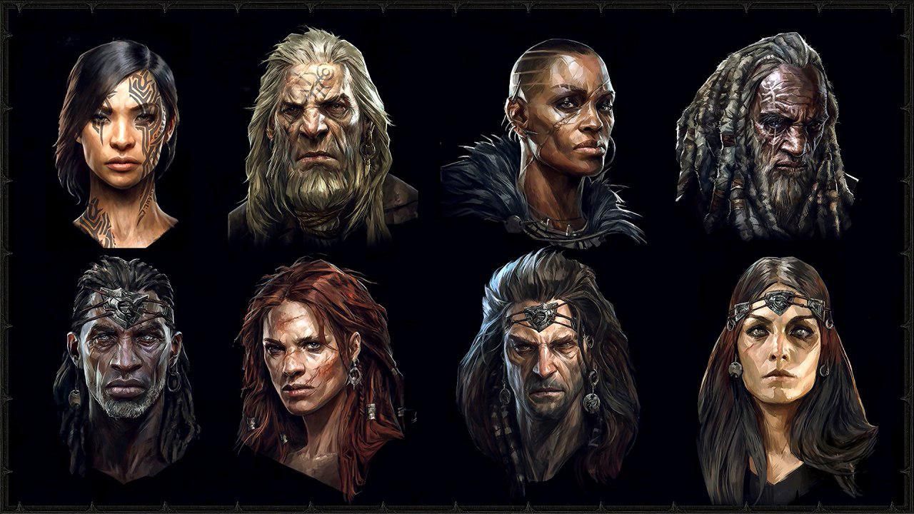 Кастомизация персонажей в Diablo IV. Источник: BlizzCon 2019