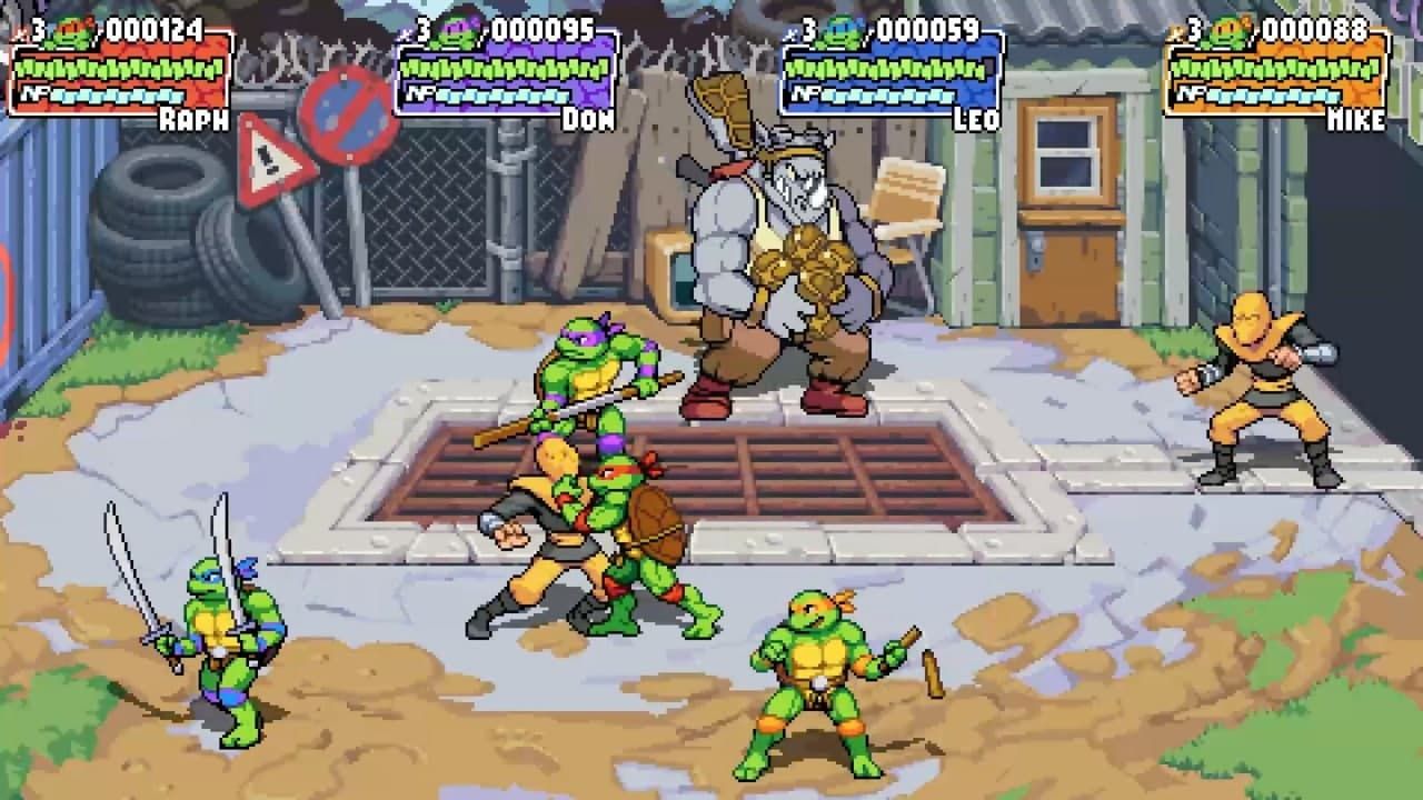 Скриншоты из новой игры о черепашках-ниндзя &mdash; Teenage Mutant Ninja Turtles: Shredder&rsquo;s Revenge. Источник: Steam