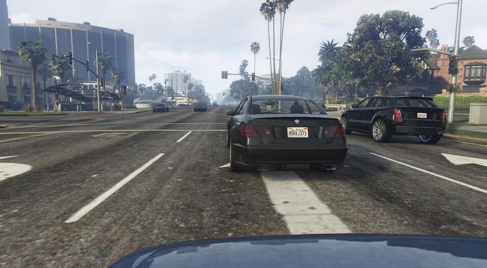 Скриншот из GTA V.