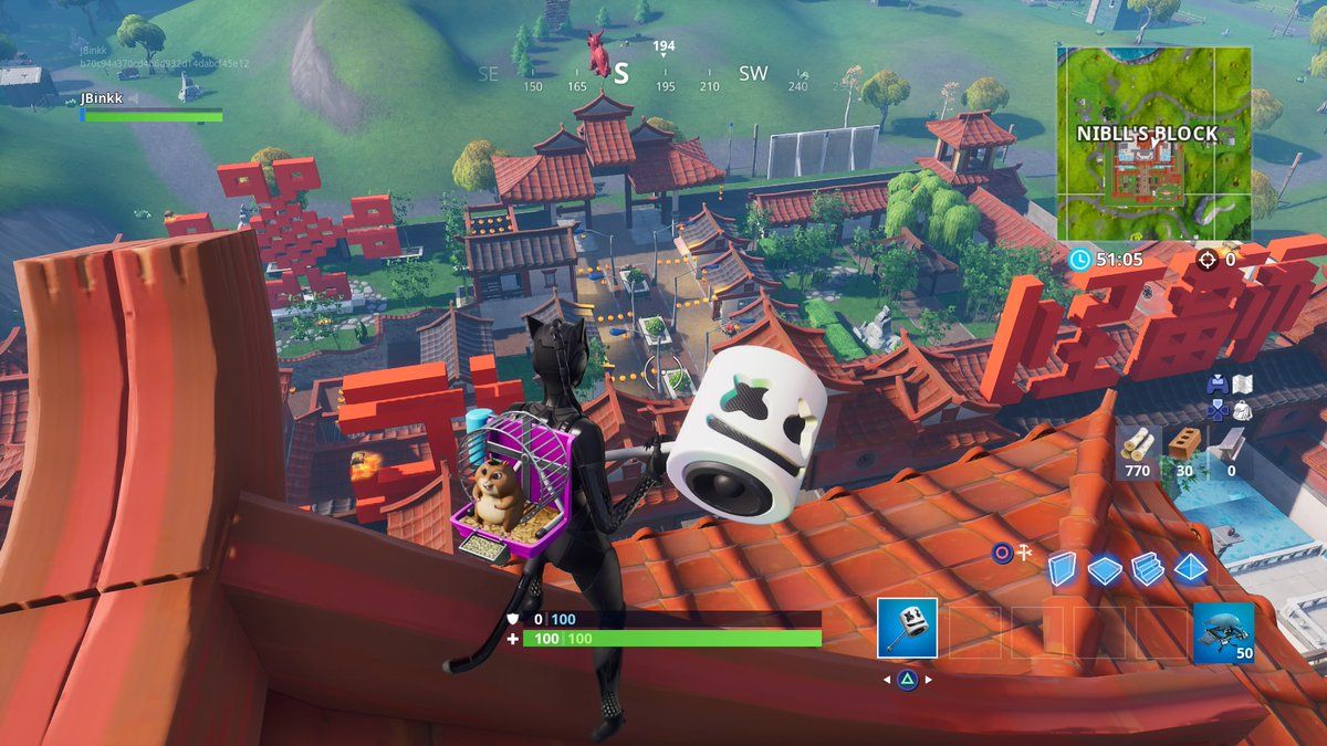 В Fortnite обновили локацию «Блок». Теперь там стоит китайский город