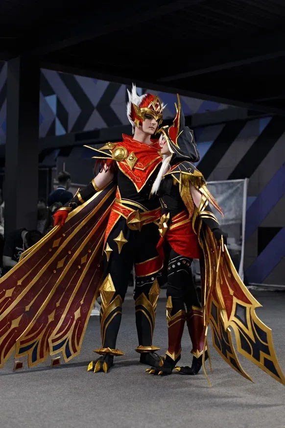 Шая и Рэйкан из Арканы — косплей. Сеттинг: League of Legends. Косплеер Рэйкана: Machinae. Косплеер Шаи: VITALLIYANA. Фотограф: VESANIA