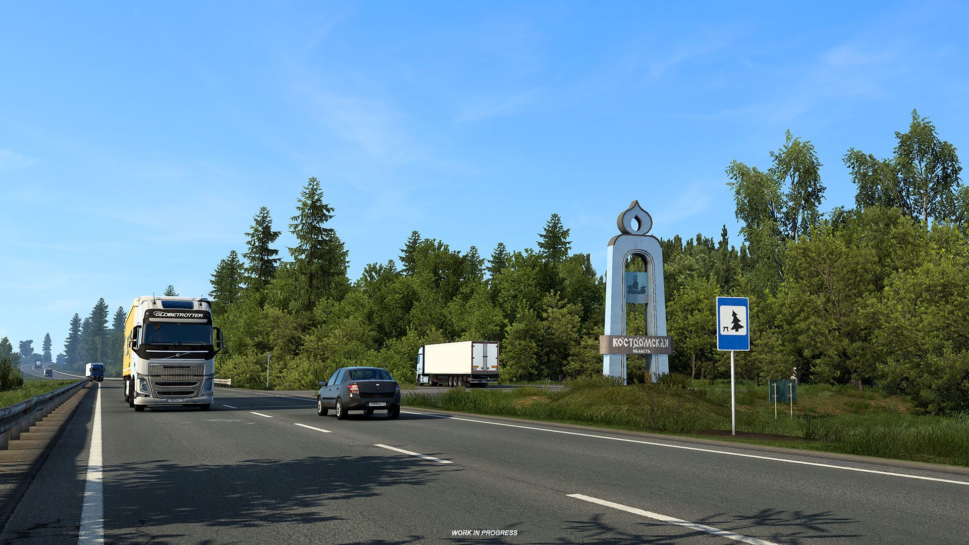 Брянск, Дзержинск, Ярославль и другие — авторы Euro Truck Simulator  показали стелы российских городов