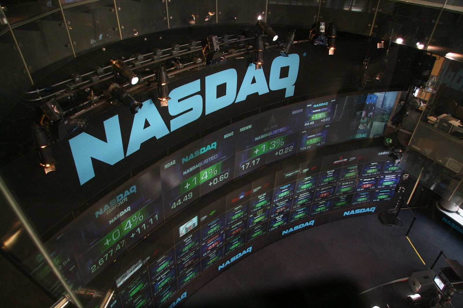 Американская биржа NASDAQ
Фото: Wikimedia Commons