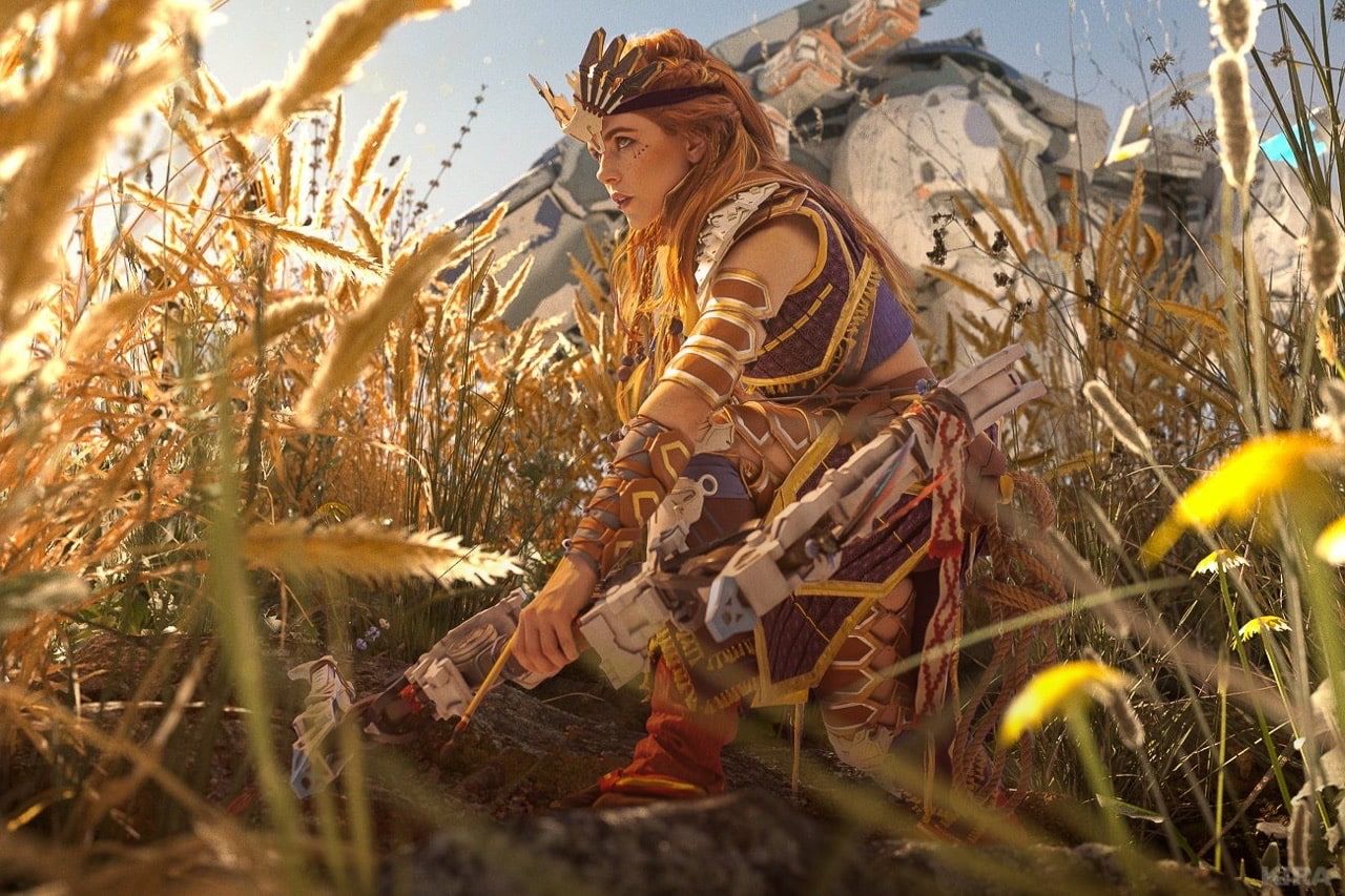 Косплей на Элой из Horizon Zero Dawn. Источник: https://vk.com/auroracosplay