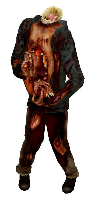 У модели кровавого зомби отсутствовала голова