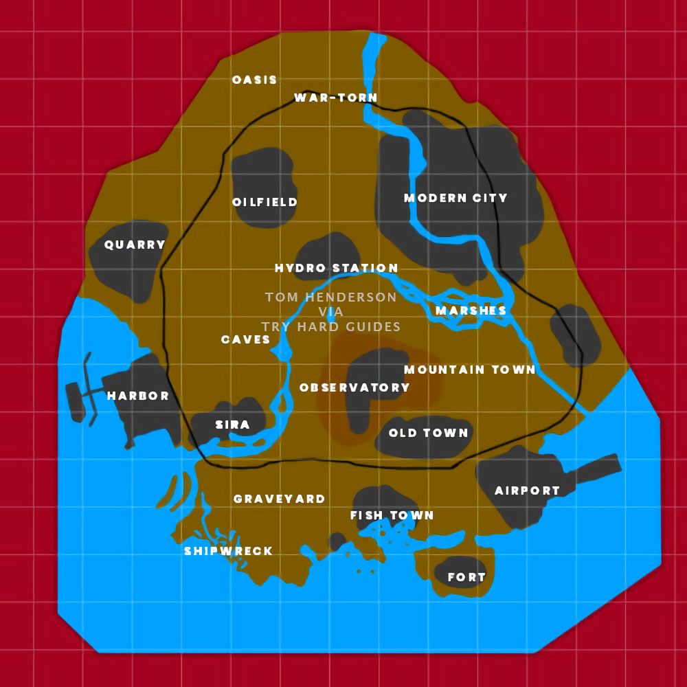 Карта Warzone 2. Источник: Том Хендерсон