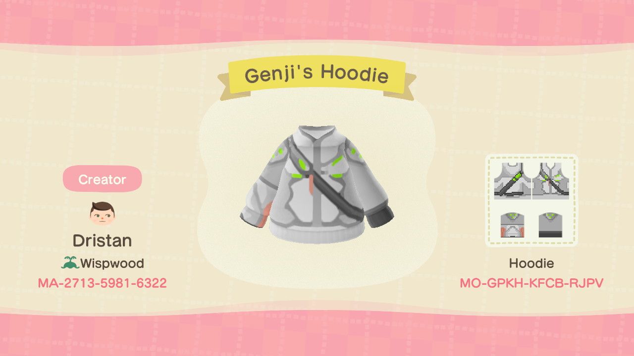 Одежда Генжи для Animal Crossing