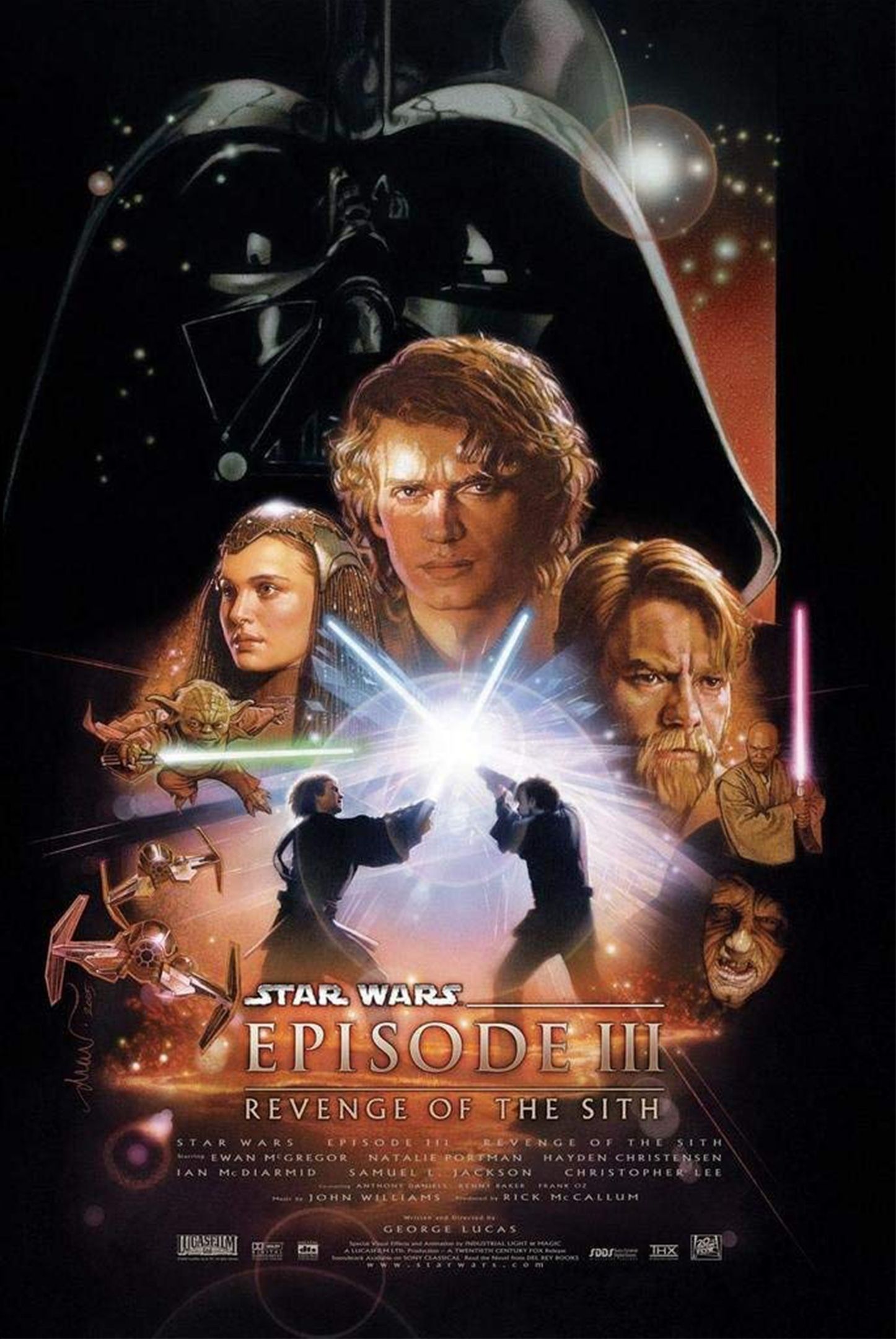 Оригинальный постер Star Wars &mdash; &laquo;Звёздные войны. Эпизод III: Месть ситхов&raquo;