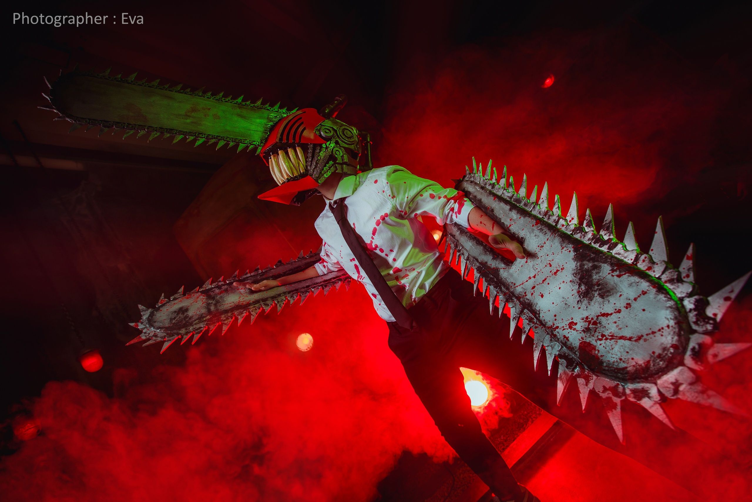 Denji Chainsawman Cosplay Косплей, Человек, Аниме