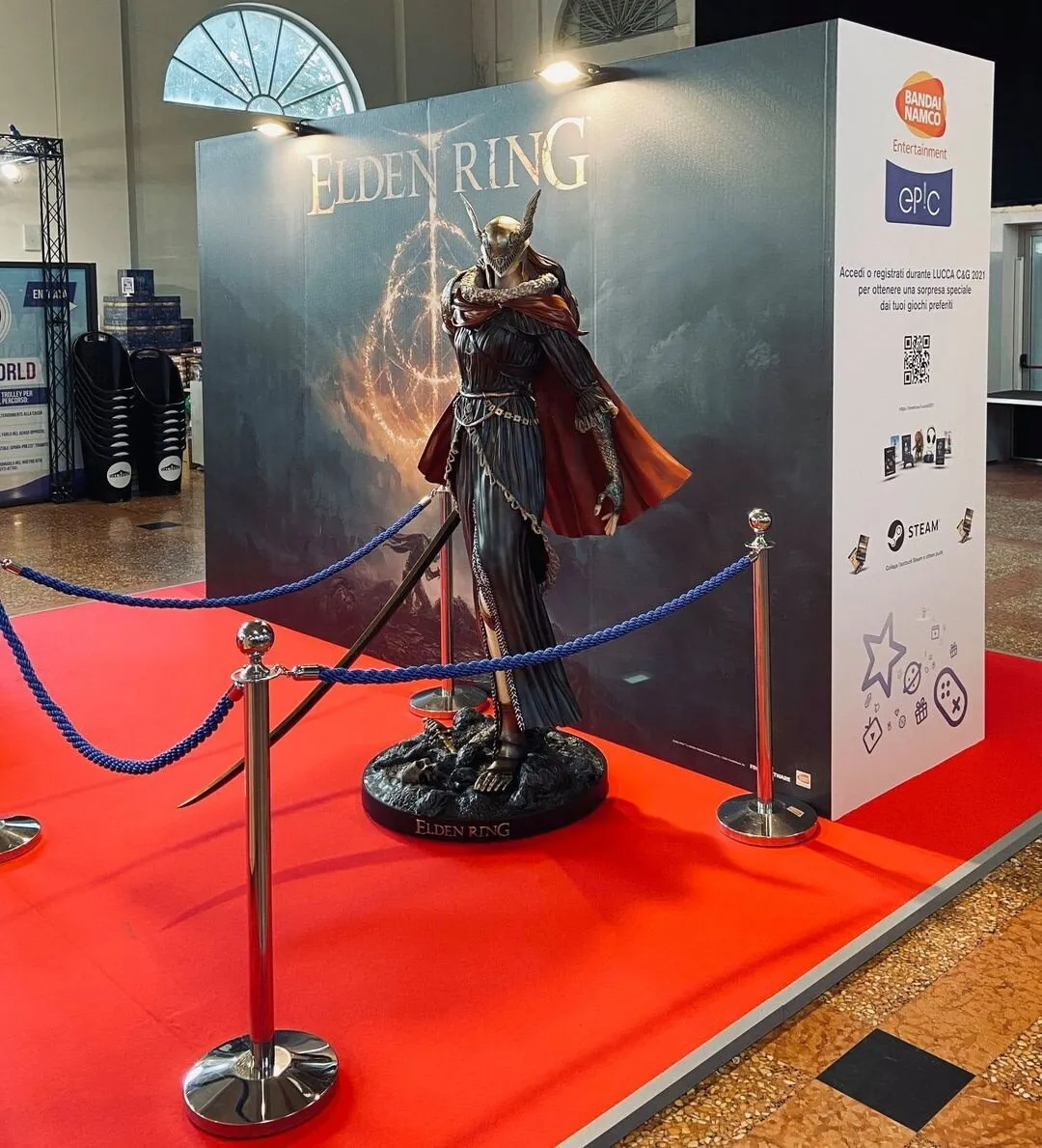 Bandai Namco показала статую персонажа Elden Ring в полный рост