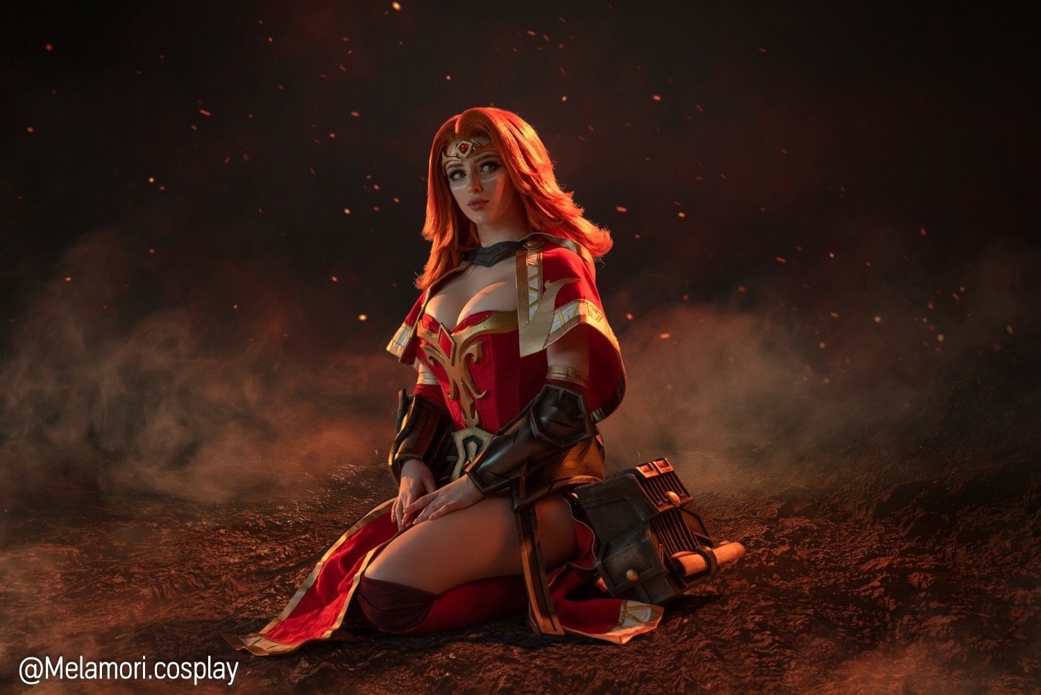 Хотел бы сыграть с такой Lina? Косплей на героиню Dota 2