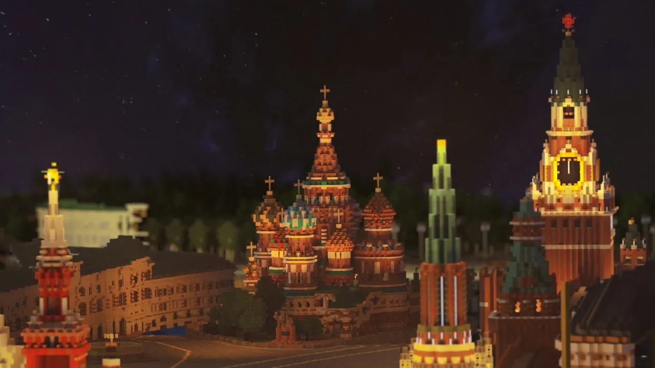 Кремль в майнкрафте