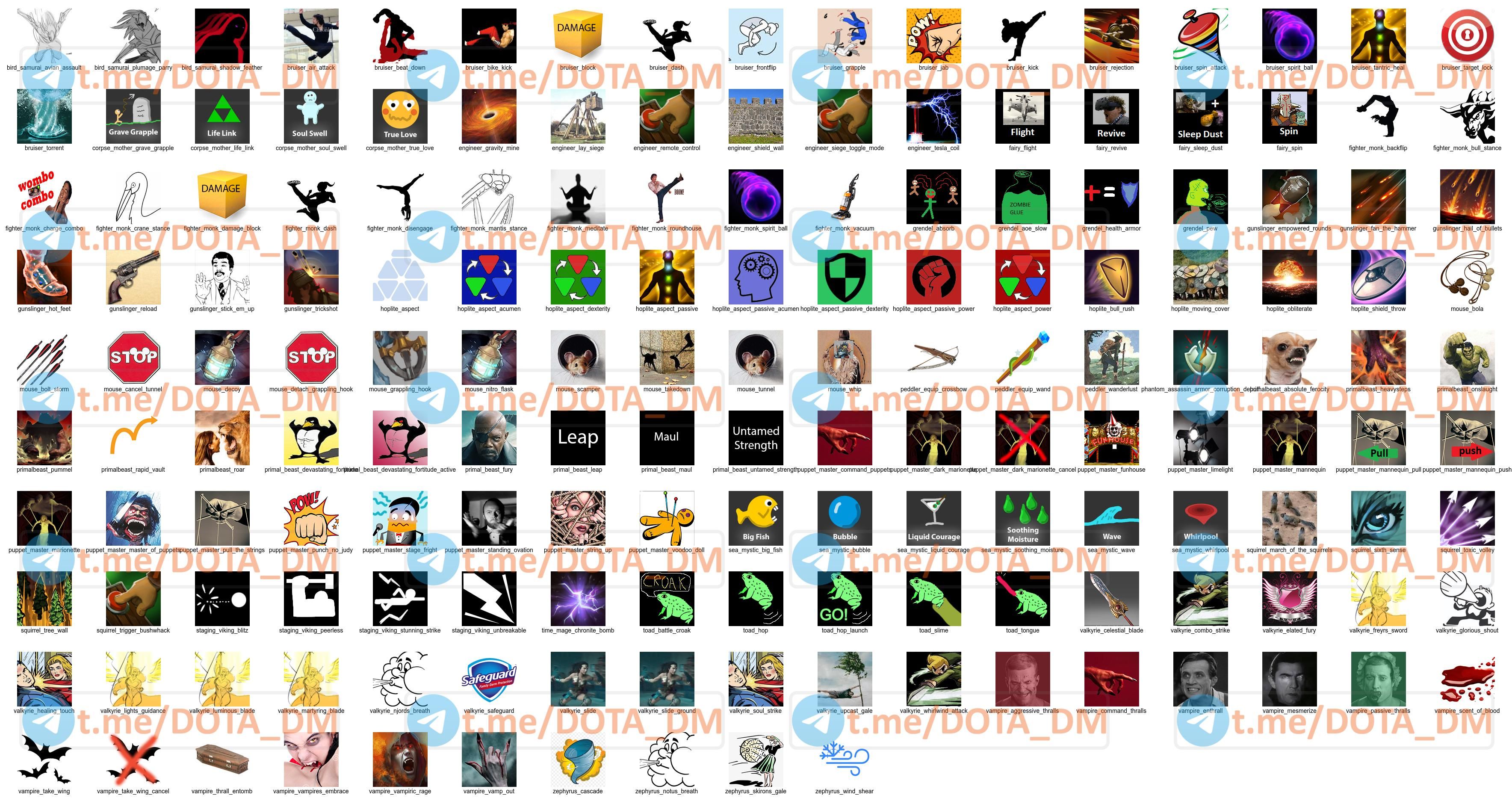 В файлах Dota 2 нашли концепты иконок возможных способностей Muerta и ...